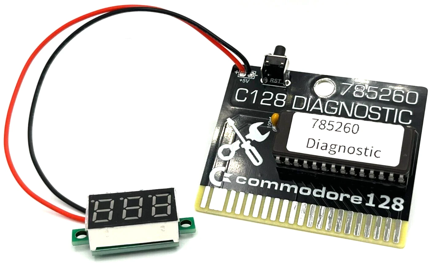 Commodore 128 Diagnostic Cartridge with Voltmeter - Standard Diagnostic Cartridge thumbnail 6