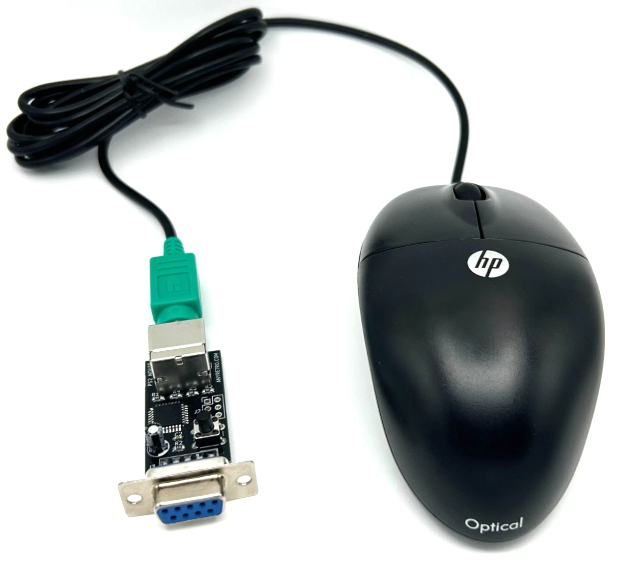 1351 Compatible Optical Mouse and Adapter - Mouse + Adapter image 1