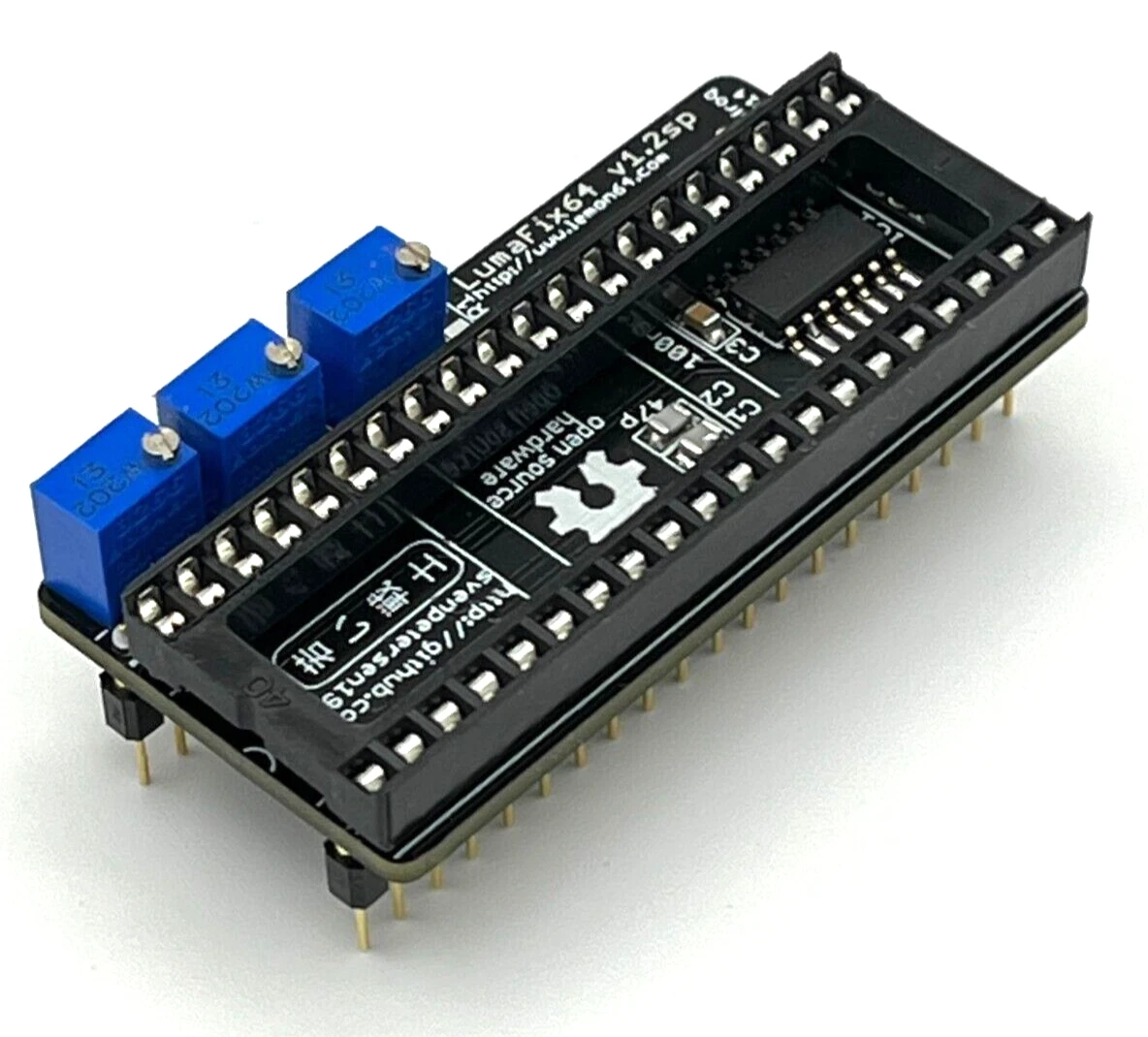 Commodore 64 LumaFix Video Filter Mod - Standard LumaFix v1.2 image 1