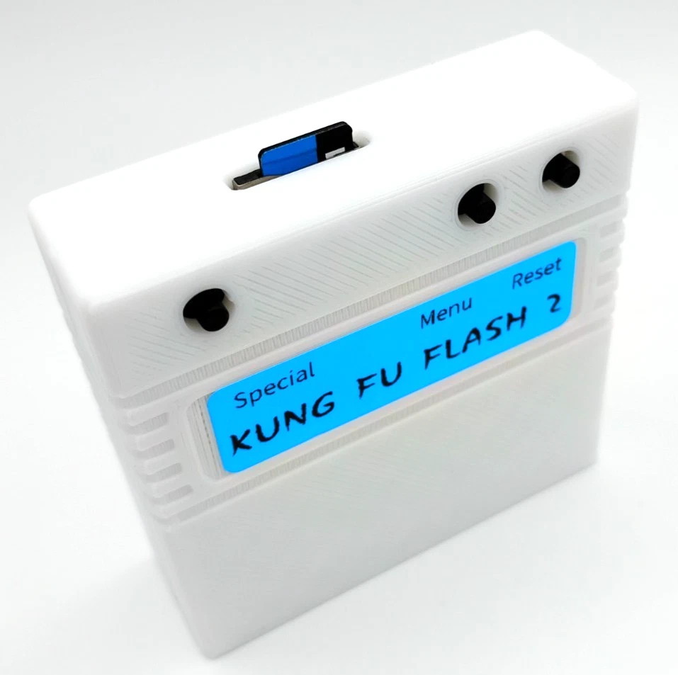 Kung Fu Flash 2 Cartridge for Commodore 64/128 - White Case thumbnail 5