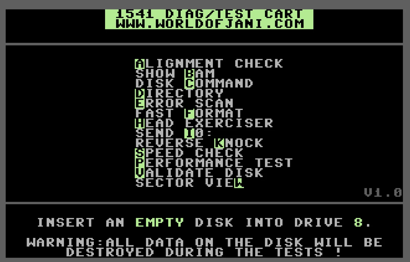 Versa64Cart 6-in-1 tools for Commodore 64/128 - Standard thumbnail 11