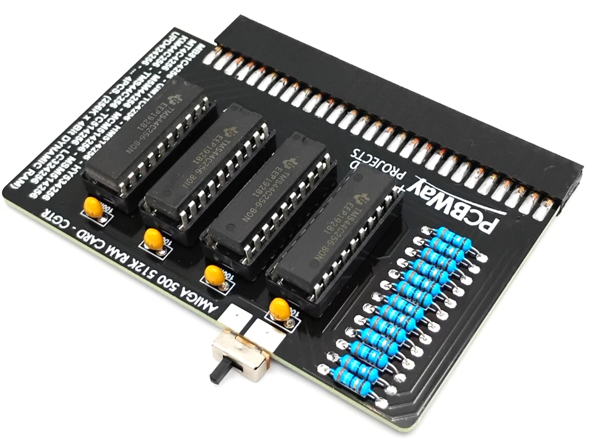 Commodore Amiga 500 512KB RAM Expansion (A501 Clone) - Amiga 500 512KB RAM Expansion + Switch thumbnail 4