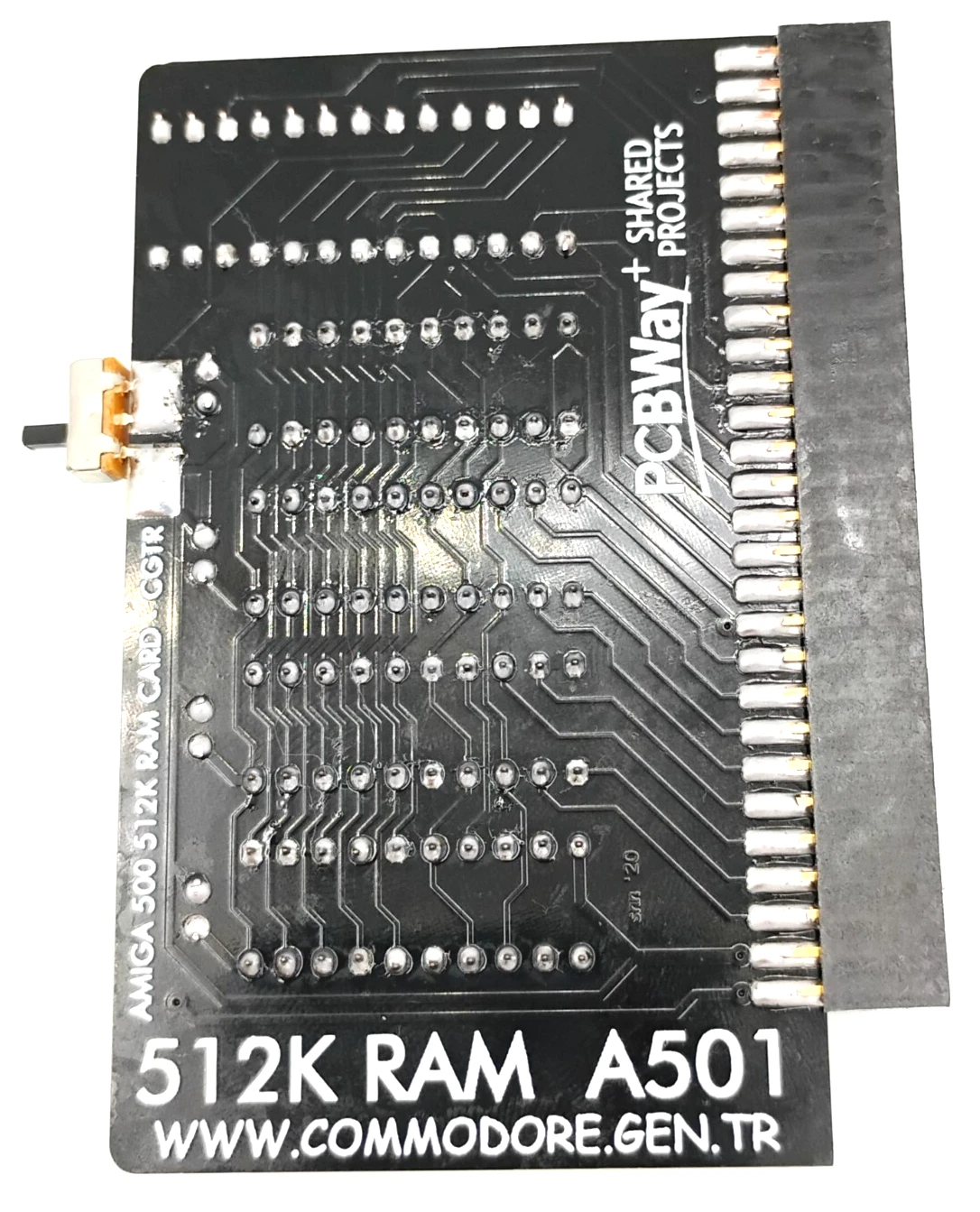 Commodore Amiga 500 512KB RAM Expansion (A501 Clone) - Amiga 500 512KB RAM Expansion + Switch thumbnail 6