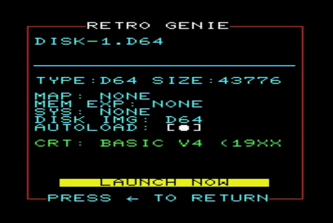 Retro Genie Cartridge for Commodore Vic 20 - White Case thumbnail 2