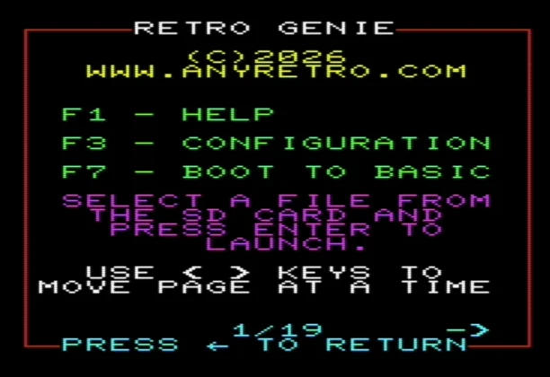 Retro Genie Cartridge for Commodore Vic 20 - White Case thumbnail 10