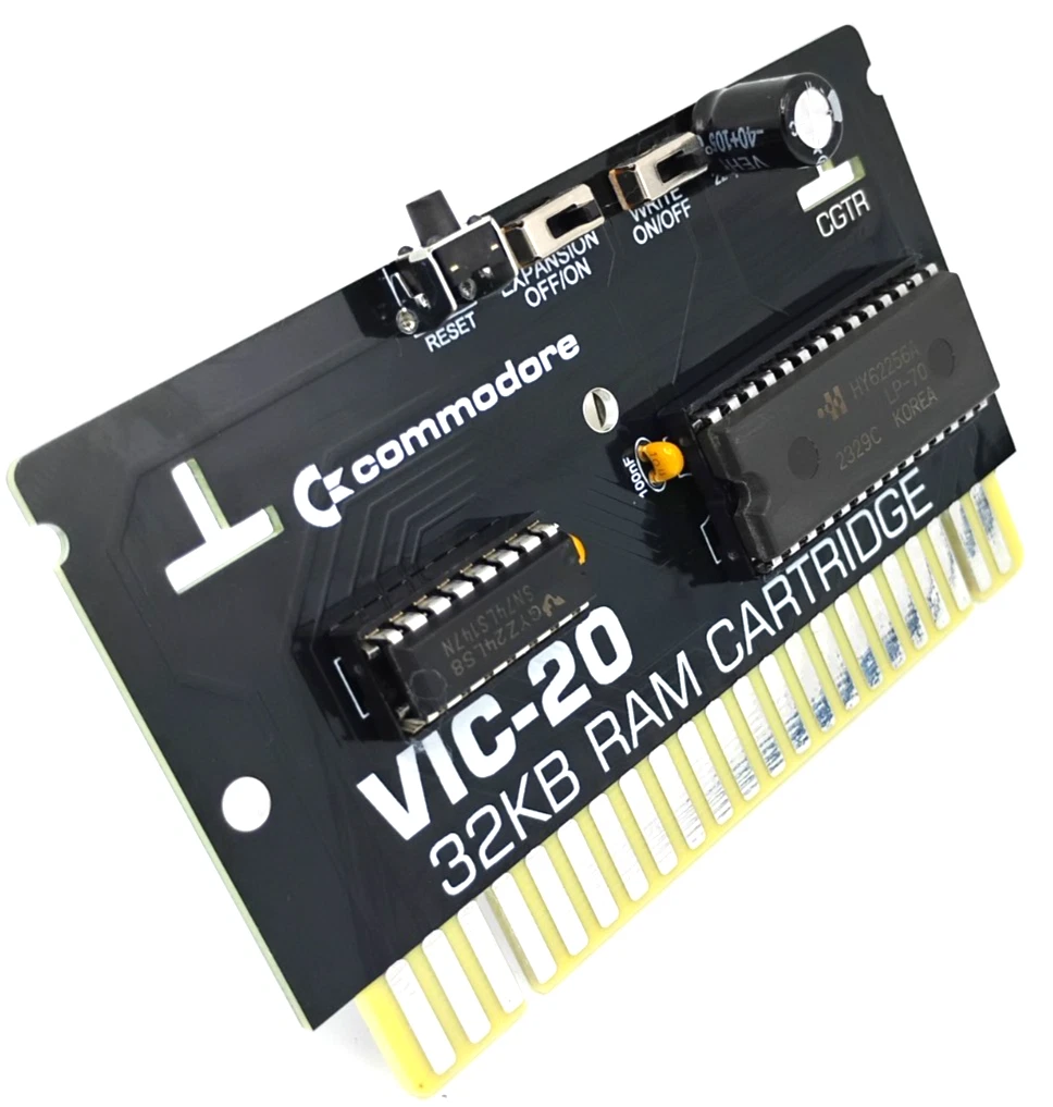 Commodore VIC-20 32KB RAM Expansion Cartridge - Switchable 32KB RAM Cartridge image 1