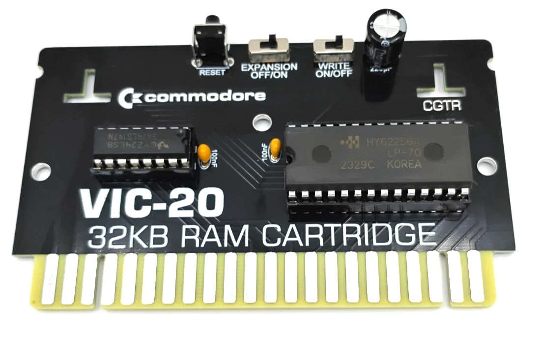 Commodore VIC-20 32KB RAM Expansion Cartridge - Switchable 32KB RAM Cartridge thumbnail 2