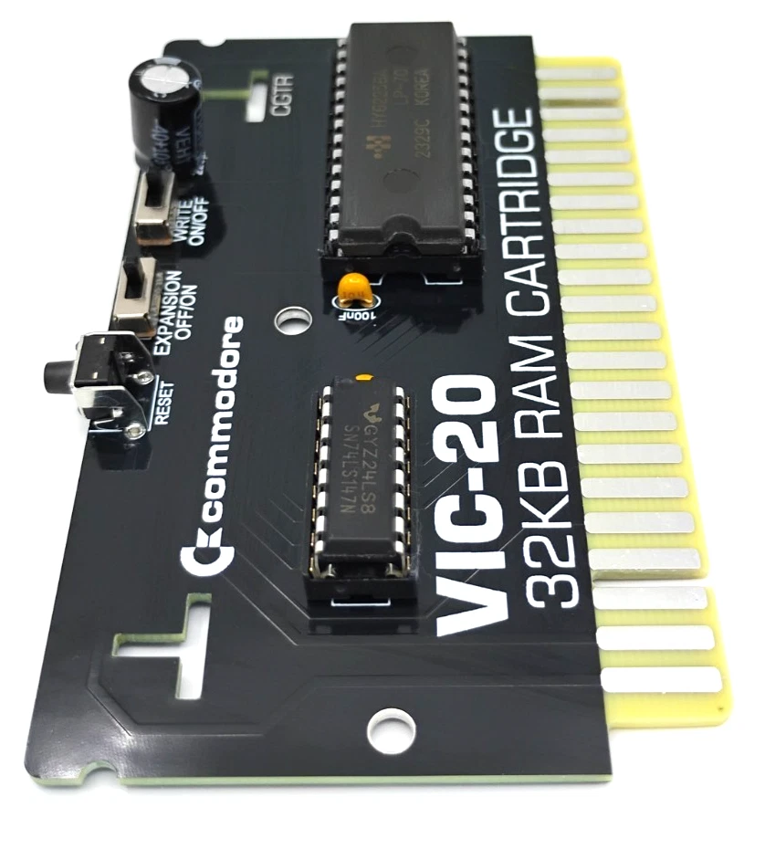 Commodore VIC-20 32KB RAM Expansion Cartridge - Switchable 32KB RAM Cartridge thumbnail 3