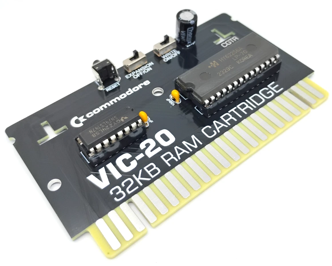 Commodore VIC-20 32KB RAM Expansion Cartridge - Switchable 32KB RAM Cartridge thumbnail 4