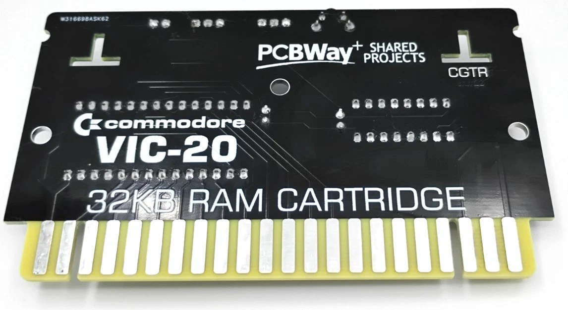 Commodore VIC-20 32KB RAM Expansion Cartridge - Switchable 32KB RAM Cartridge thumbnail 5