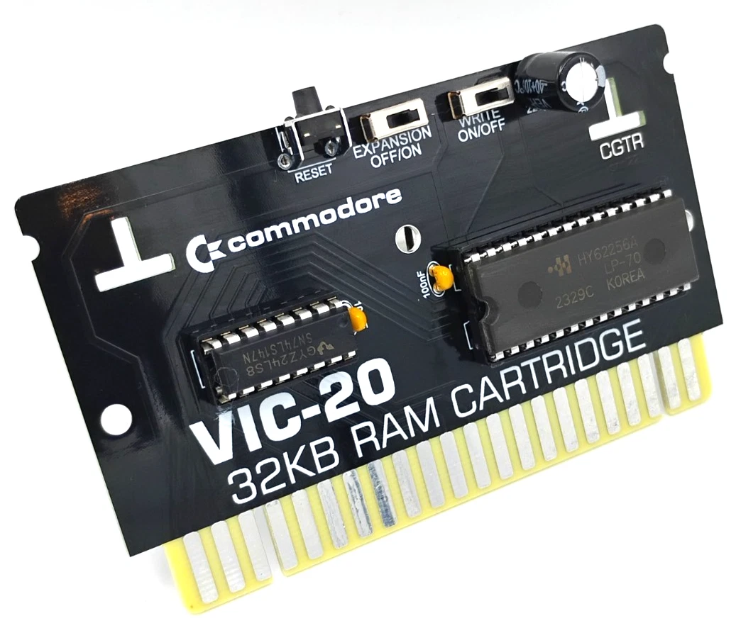 Commodore VIC-20 32KB RAM Expansion Cartridge - Switchable 32KB RAM Cartridge thumbnail 6